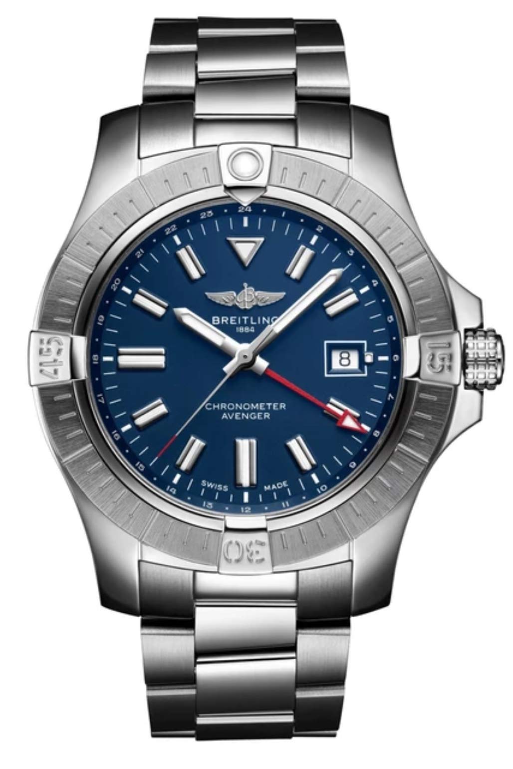 Breitling Avenger Automatic GMT 45 Mens Watch